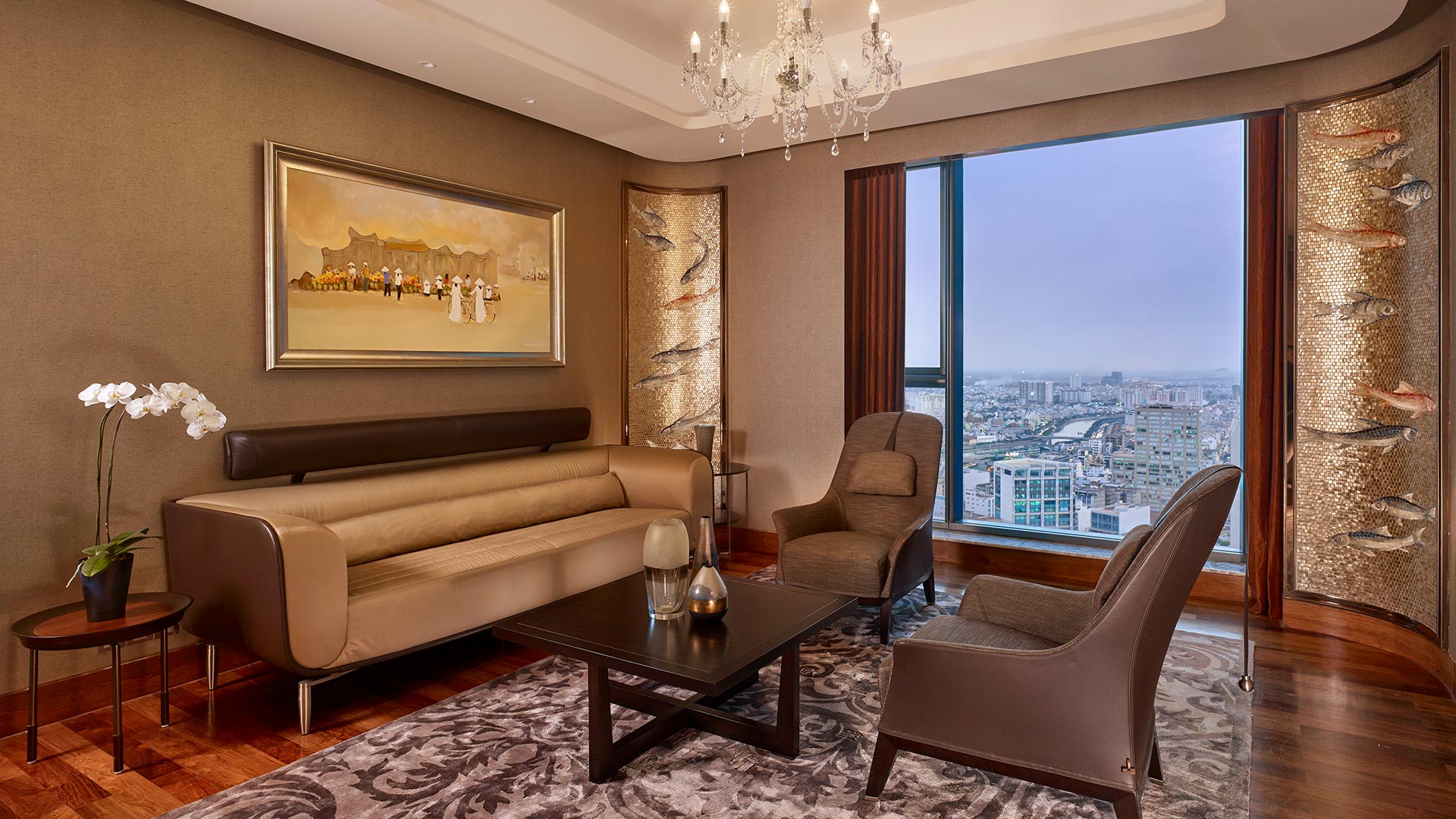 The Reverie Saigon | Executive Suite Living Room | Giorgetti