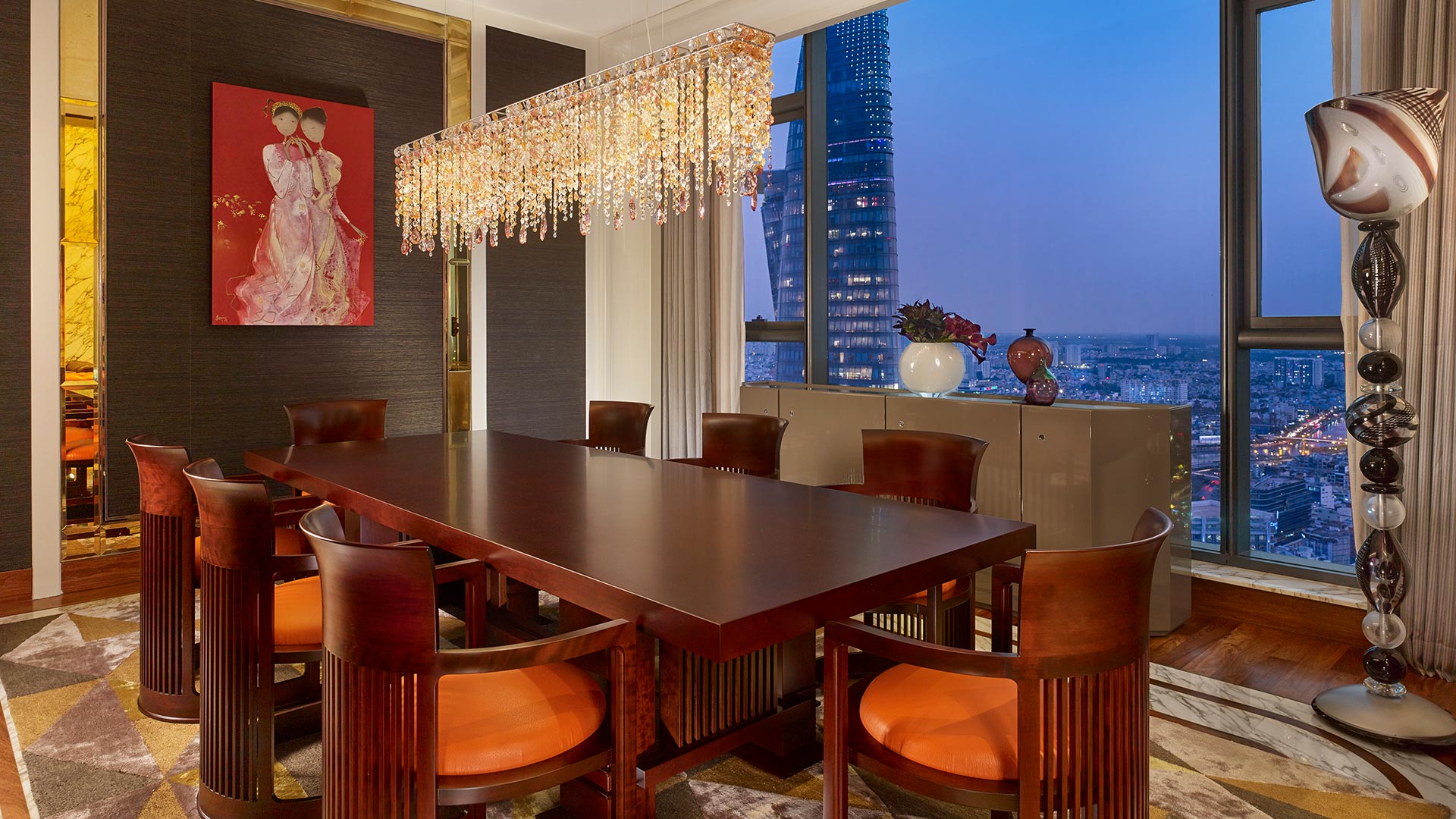 saigon-suite-dining-cassina-f-the-reverie-saigon | Luxury Hotel Saigon | The Reverie Saigon