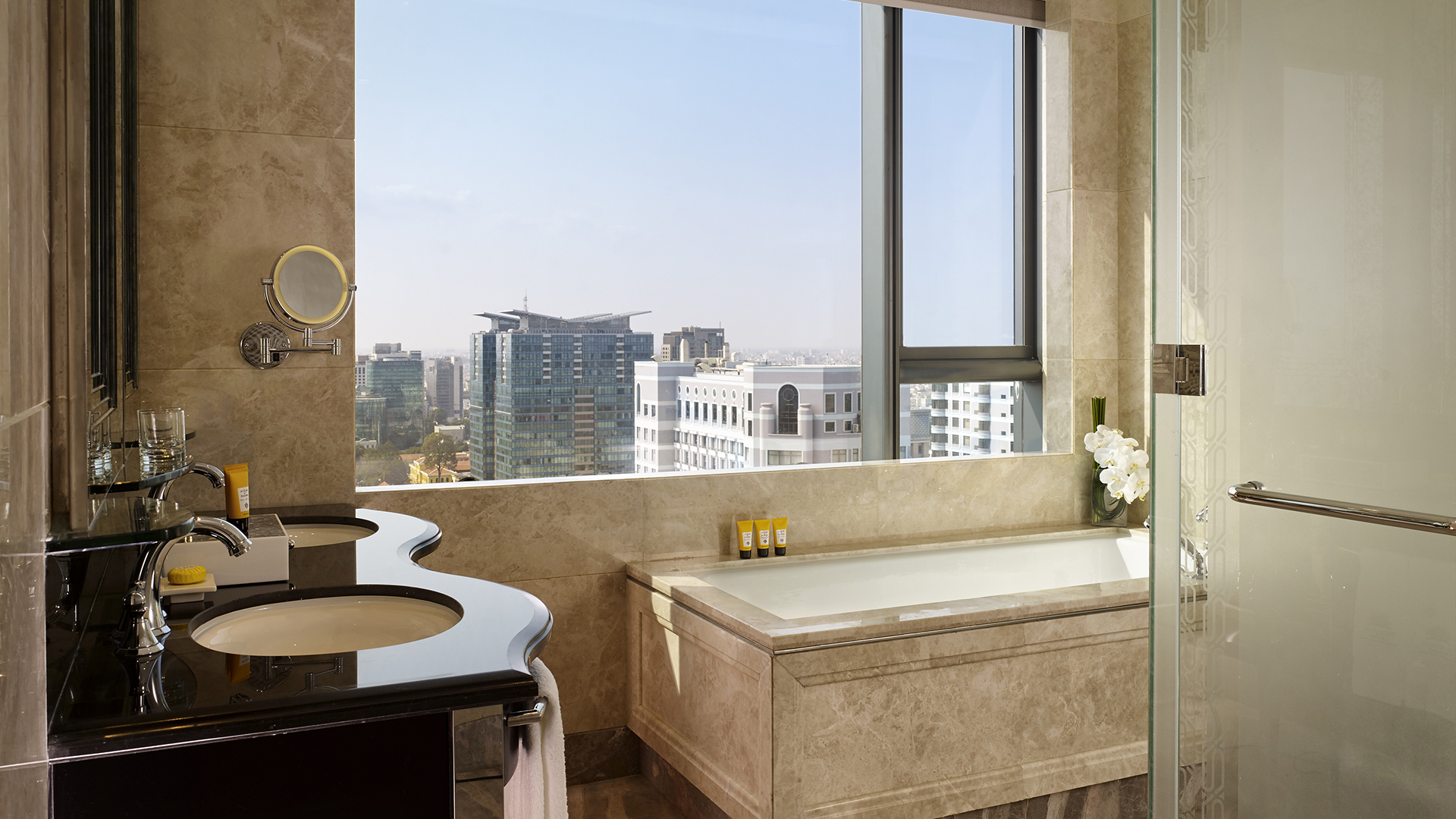 The Reverie Saigon | Modern One Bedroom Residential Suite | Bathroom