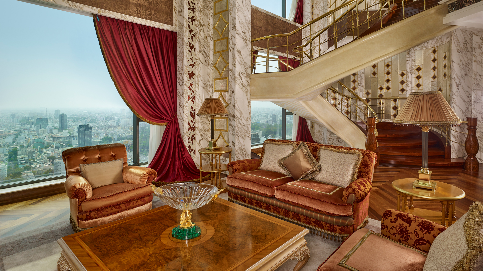 The Reverie Saigon | The Reverie Suite | Living Room